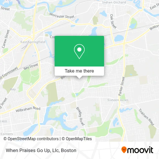 When Praises Go Up, Llc map
