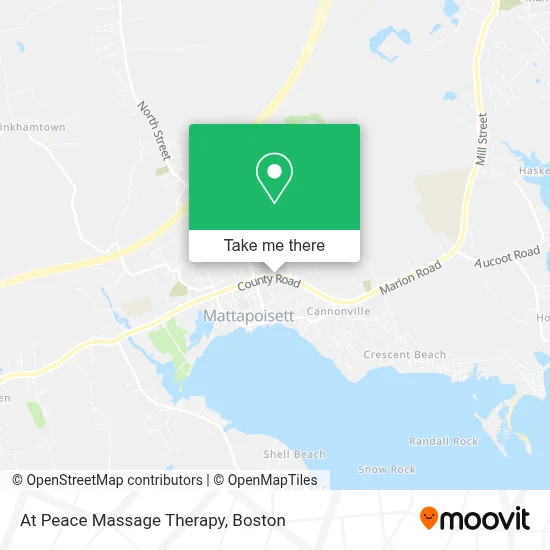 At Peace Massage Therapy map