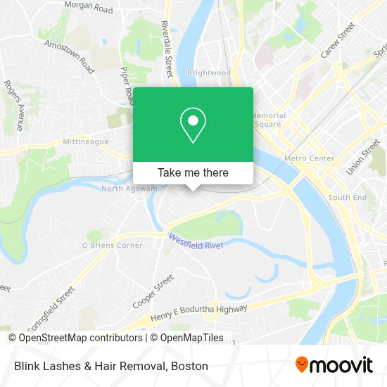 Blink Lashes & Hair Removal map