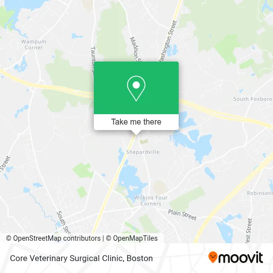 Core Veterinary Surgical Clinic map