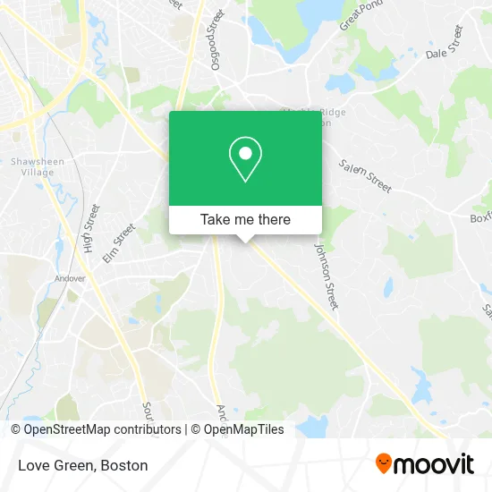 Love Green map