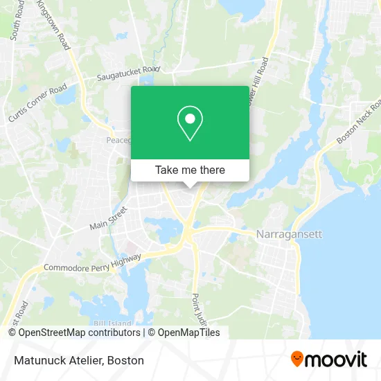 Matunuck Atelier map