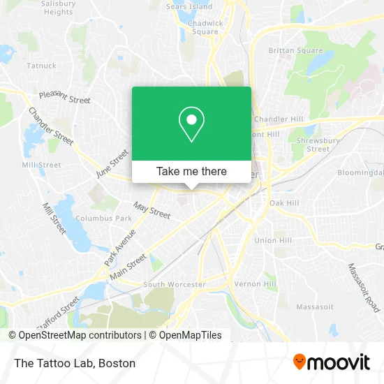 The Tattoo Lab map
