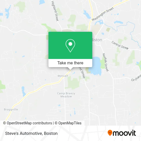 Steve's Automotive map
