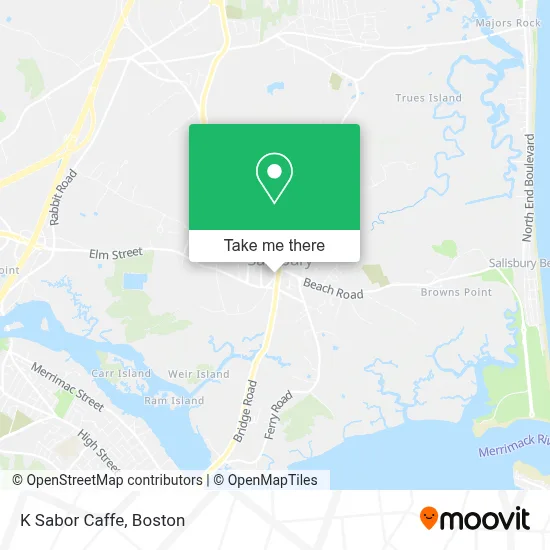 K Sabor Caffe map