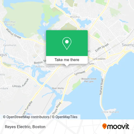 Reyes Electric map