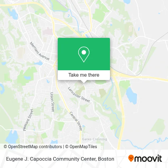 Eugene J. Capoccia Community Center map