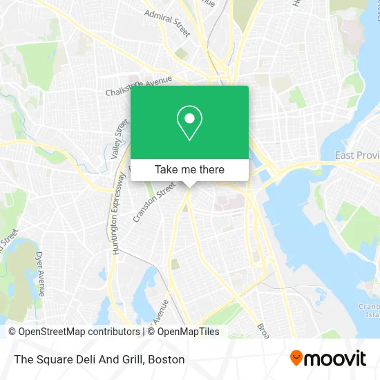 The Square Deli And Grill map
