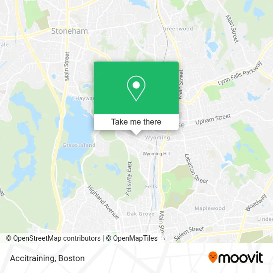 Accitraining map