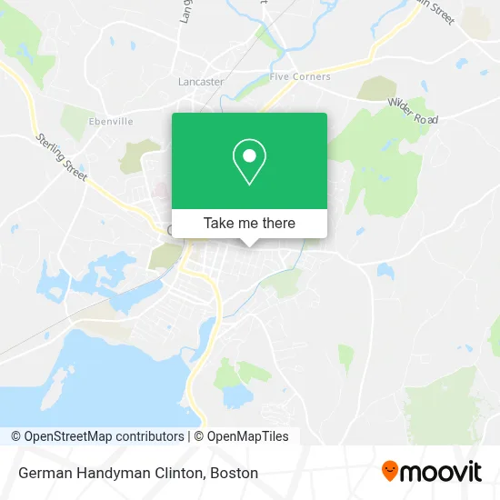 German Handyman Clinton map