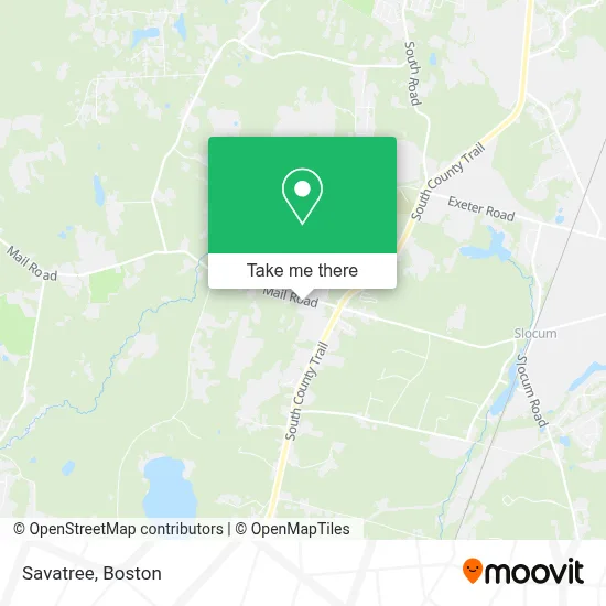 Savatree map