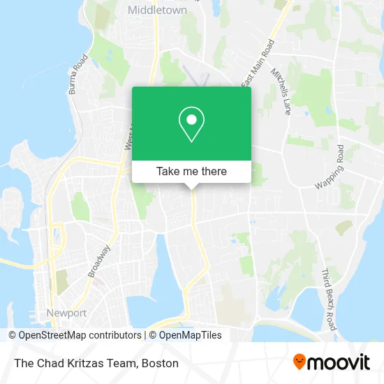 The Chad Kritzas Team map