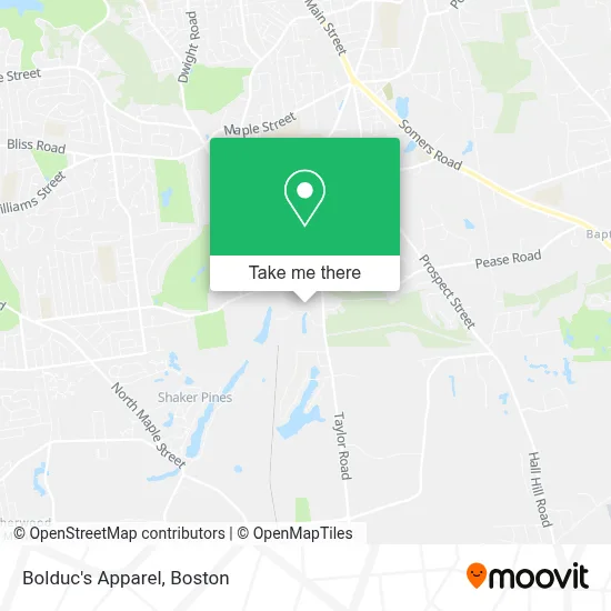 Bolduc's Apparel map