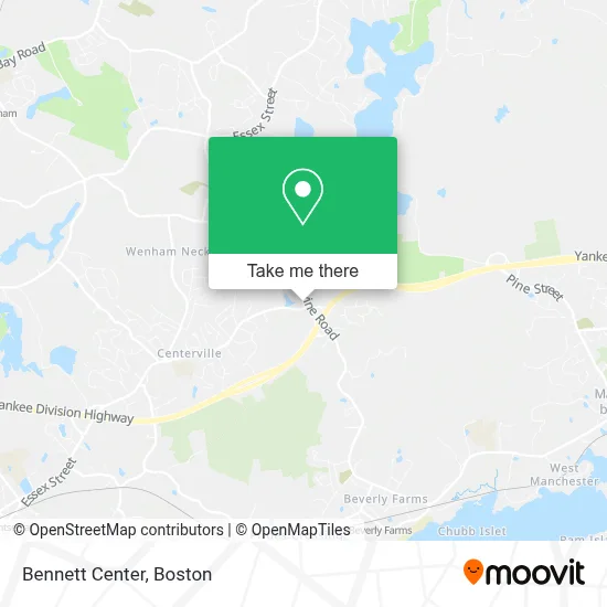 Bennett Center map
