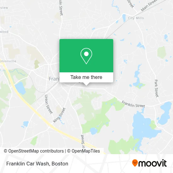 Franklin Car Wash map