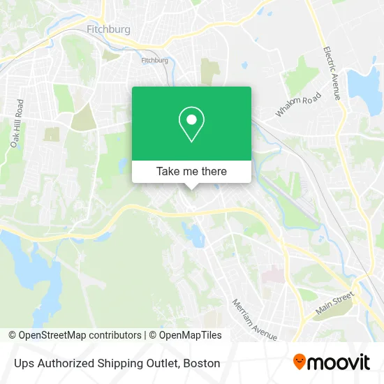 Ups Authorized Shipping Outlet map