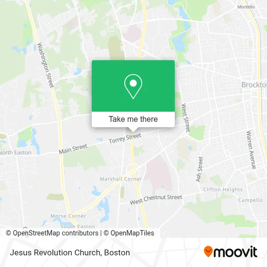 Jesus Revolution Church map