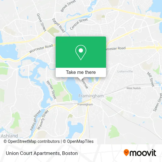 Union Court Apartments map