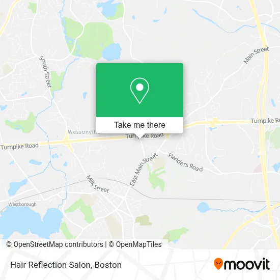 Hair Reflection Salon map