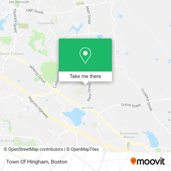 Town Of Hingham map