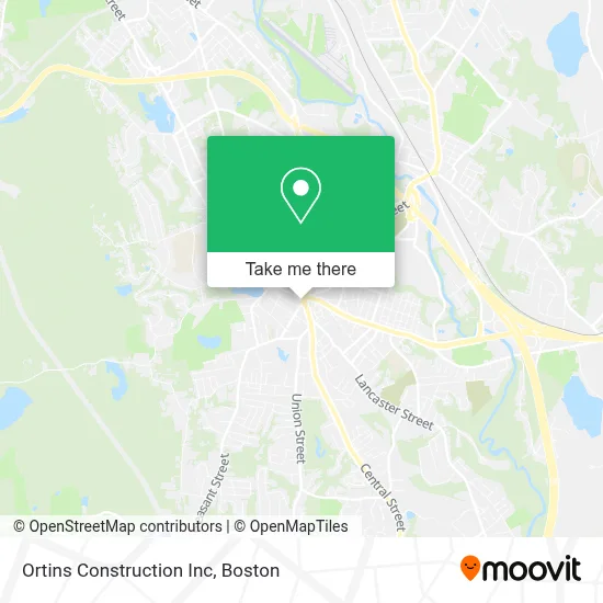 Ortins Construction Inc map