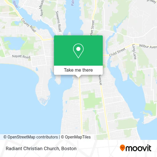 Radiant Christian Church map