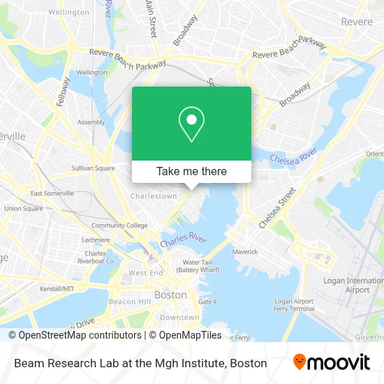 Beam Research Lab at the Mgh Institute map