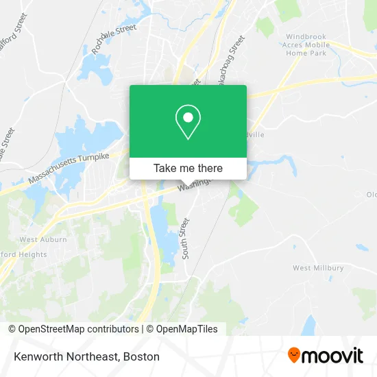 Kenworth Northeast map