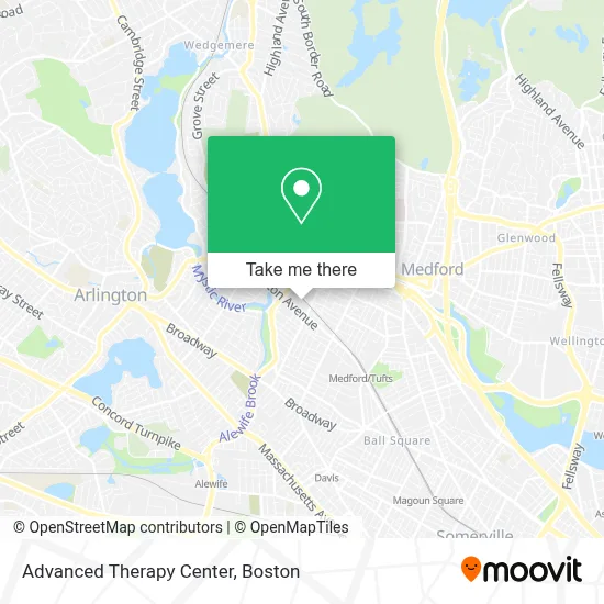 Advanced Therapy Center map