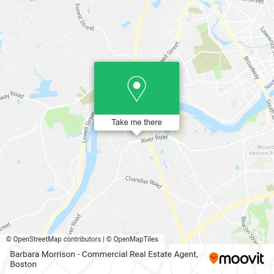 Barbara Morrison - Commercial Real Estate Agent map