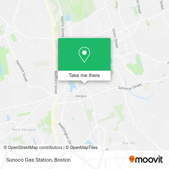 Sunoco Gas Station map