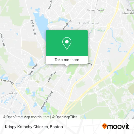 Krispy Krunchy Chicken map