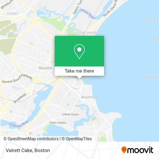 Valrett Cake map
