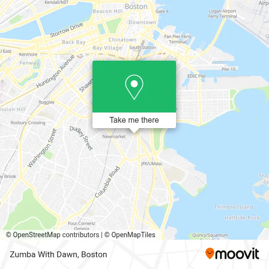 Zumba With Dawn map