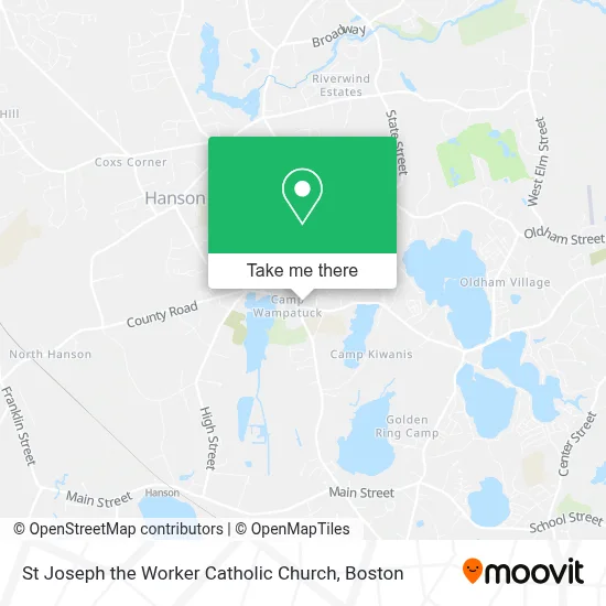 St Joseph the Worker Catholic Church map