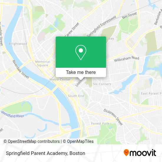 Springfield Parent Academy map