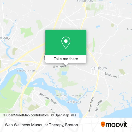 Web Wellness Muscular Therapy map