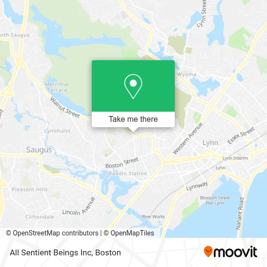 All Sentient Beings Inc map