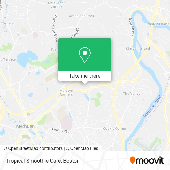 Tropical Smoothie Cafe map