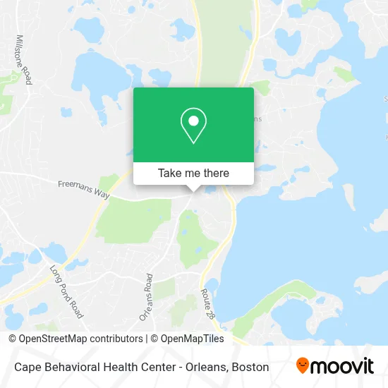 Cape Behavioral Health Center - Orleans map