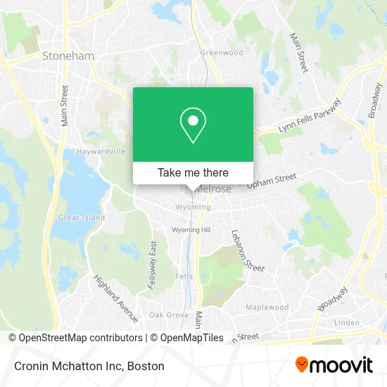 Cronin Mchatton Inc map