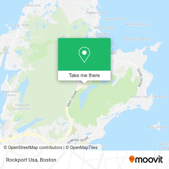 Rockport Usa map