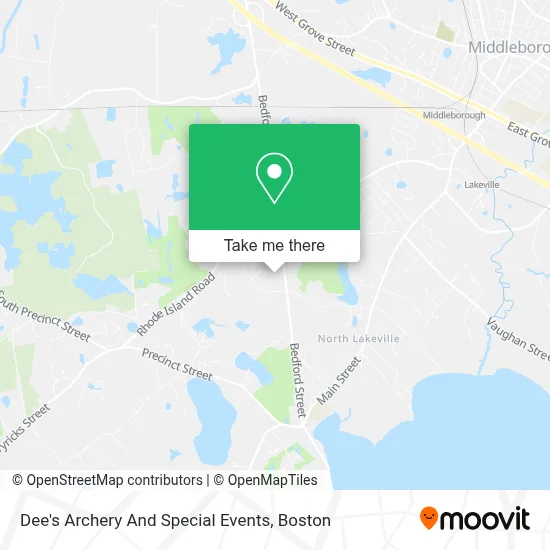 Dee's Archery And Special Events map