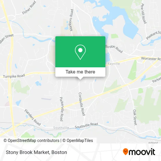 Stony Brook Market map