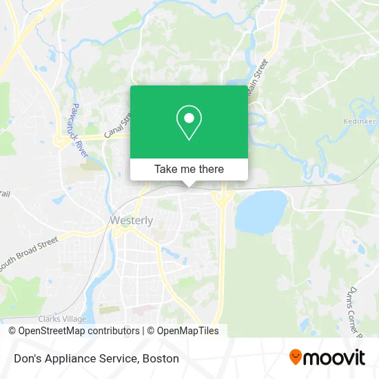 Don's Appliance Service map