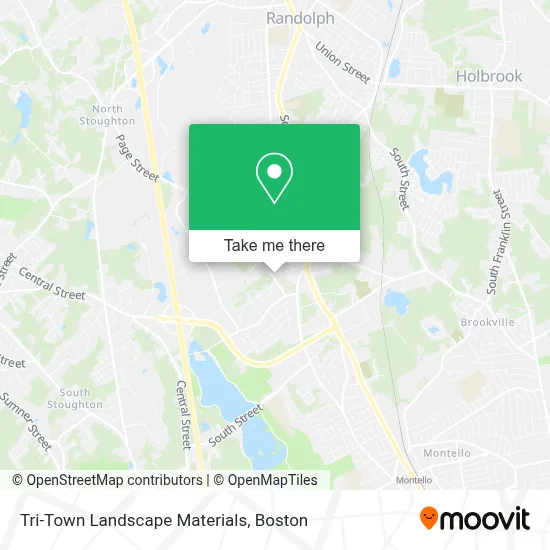 Tri-Town Landscape Materials map
