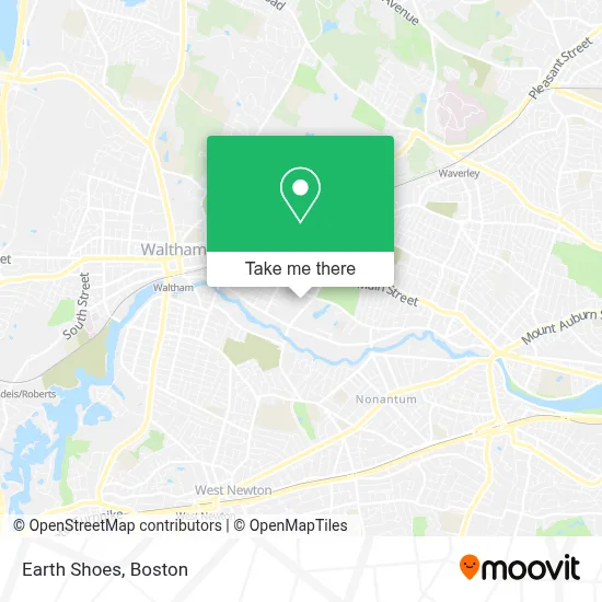 Earth Shoes map