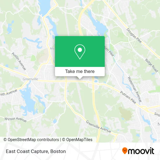 East Coast Capture map