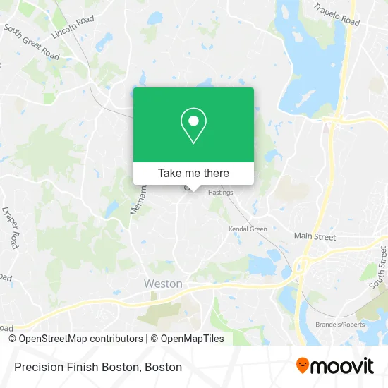 Precision Finish Boston map