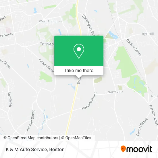 K & M Auto Service map